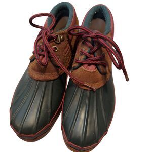 G.H. Bass & Co Women’s 8M Duck Boots Rubber Outdoor Shoes Rugged Rustic